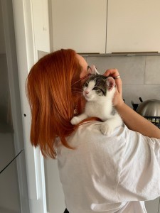 Photo de galerie - Je garde des animaux. Ici je garde UMI, il est petit. Un chaton mignon.?