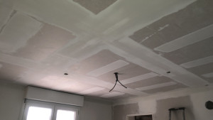 Photo de galerie - Plaquage + bande a joints 