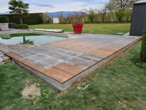 Photo de galerie - Agrandissements de terrasse piscine 