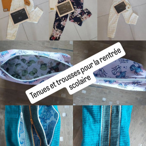 Photo de galerie - Réalisation des tenues et accessoires de rentrée scolaire 2025