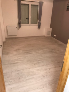 Photo de galerie - Rénovation sol et murs après dégât des eaux