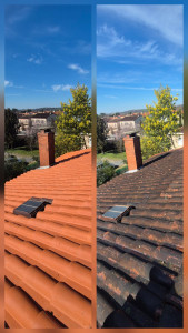 Photo de galerie - Traitement, nettoyage et hydrofugation de toiture. 

Garantie décennale sur l'ouvrage