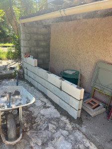 Photo de galerie - Création d’un mur