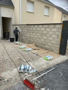 Photo de galerie - Ravalement le mur