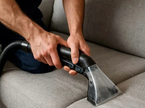 Photo de galerie - Nettoyage de vos tapis et canapé avec shampouineuse