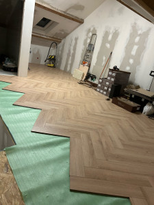 Photo de galerie - Pose de parquet - Revêtement de sol