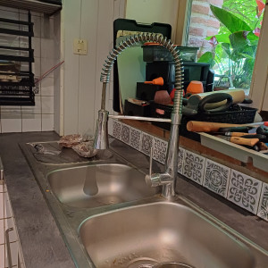 Photo de galerie - Pose de robinet 