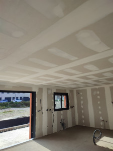 Photo de galerie - Bnjour je suis auto-entrepreneur 
placo peinture joint et pose parquet 