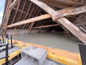 Photo de galerie - Coulage plancher hourdi 