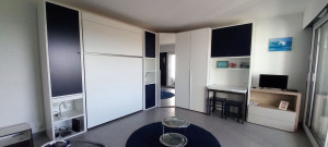 Photo de galerie - Montage dressing + lit rabattable. 