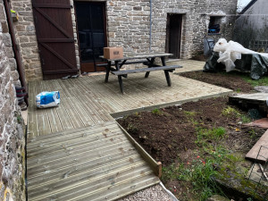 Photo de galerie - Terrasse sur plot