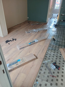 Photo de galerie - Pose de parquet - Revêtement de sol