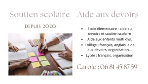 Photo de galerie - Aide aux devoirs, Soutien scolaire