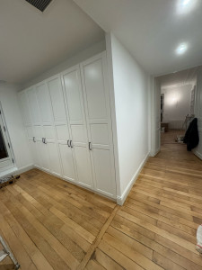 Photo de galerie - Pose des grandes placards IKEA.