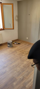 Photo de galerie - Pose parquet et peintre  