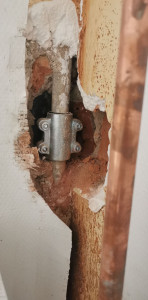 Photo de galerie - Réparation urgentes sur arrivé d'eau froide dans un petit immeuble à Colmar 