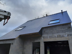 Photo de galerie - Velux et couverture 