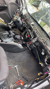 Photo de galerie - Changement tableau de bord Audi a4 suite à air bag déclencher 