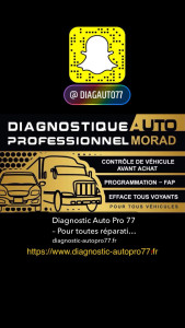 Photo de galerie - Diagnostic, pour toute véhicule, efface voyant programmation etc. sur place 60 € en déplacement à votre charge