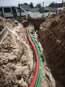 Photo de galerie - Raccordement de réseau (eau / électrique/ Telecom) 