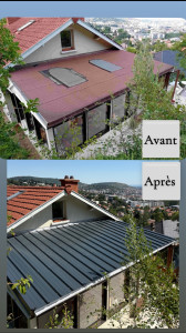 Photo de galerie - Rénovation couverture en bac acier 