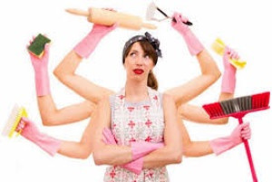 Photo de galerie - J’effectue les tâches ménagères.