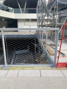 Photo de galerie - Montage filet en Inox