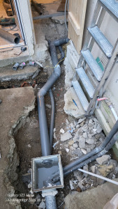 Photo de galerie - Passage de pvc