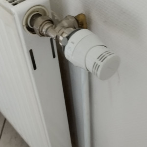Photo de galerie - Remplacement d'un corps thermostatique avec son bulbe.