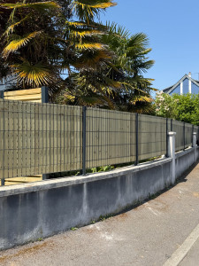 Photo de galerie - Pose de clôture 