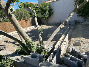 Photo de galerie - Construction de muret 