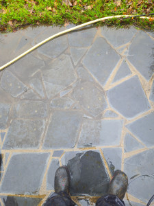 Photo de galerie - Nettoyage du une terrasse 