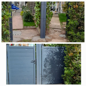 Photo de galerie - Pose de portillons 