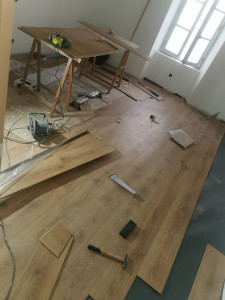 Photo de galerie - Pose de parquet - Revêtement de sol