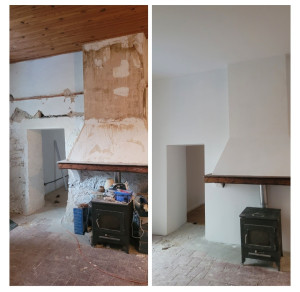 Photo de galerie - Rénovation d'une ancienne pièce touché par la moisissure.