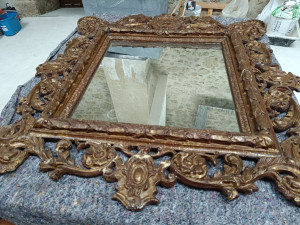 Photo de galerie - Restauration miroir très ancien 