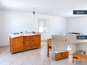Photo de galerie - Bandes de finition & peinture intérieure – murs et plafond