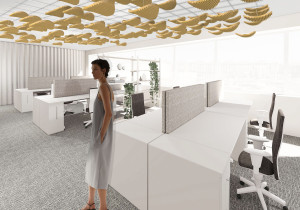 Photo de galerie - Design d'intérieur - bureau - ilot acoustique