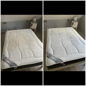 Photo de galerie - Nettoyage et désinfection d’un matelas 