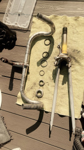 Photo de galerie - Entretien d'une fourche