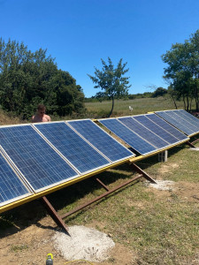 Photo de galerie - Pose de panneaux photovoltaïques 