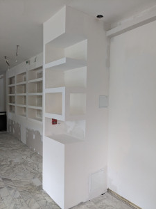 Photo de galerie - Création placo plâtre .

(bandes,et mise en peinture)