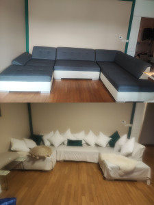 Photo de galerie - Canapé. Avant/ Après 