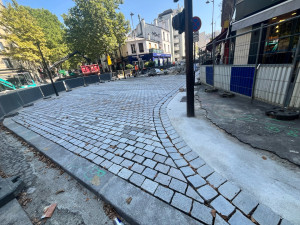 Photo de galerie - Pose  pavé