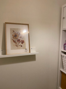 Photo de galerie - Pose d’étagères