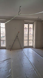 Photo de galerie - Peinture moulures 