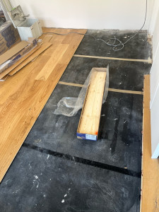 Photo de galerie - Pose de parquet flottant