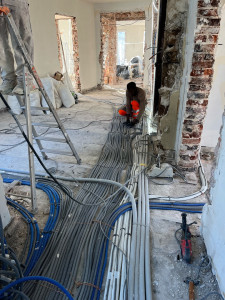 Photo de galerie - Avant de couler le béton 