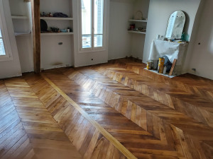 Photo de galerie - Pose de parquet - Revêtement de sol