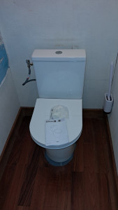Photo de galerie - Pose d'un WC neuf